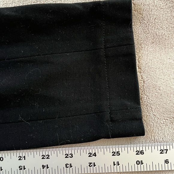 Theory Black Cigarette Camogie High Rise Belted Pants Size 6 Chic Elegant - Picture 12 of 12